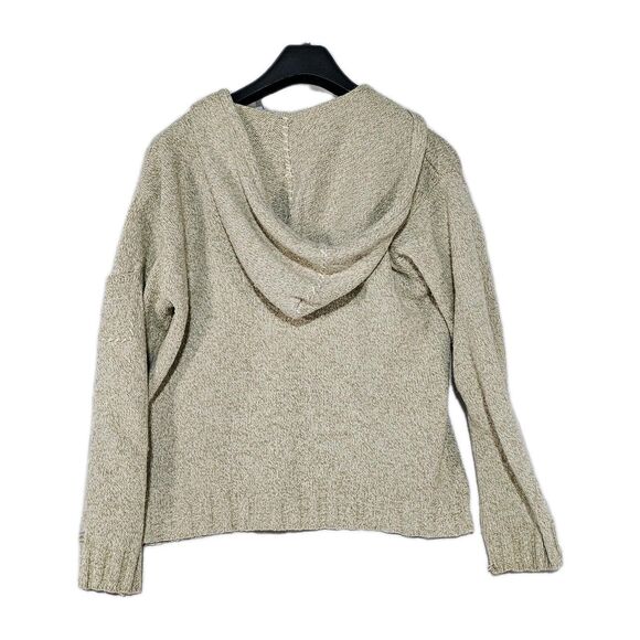 Columbia Sweater Womens Knit Full-Zip M Beige Warm Casual Vintage - Picture 3 of 9